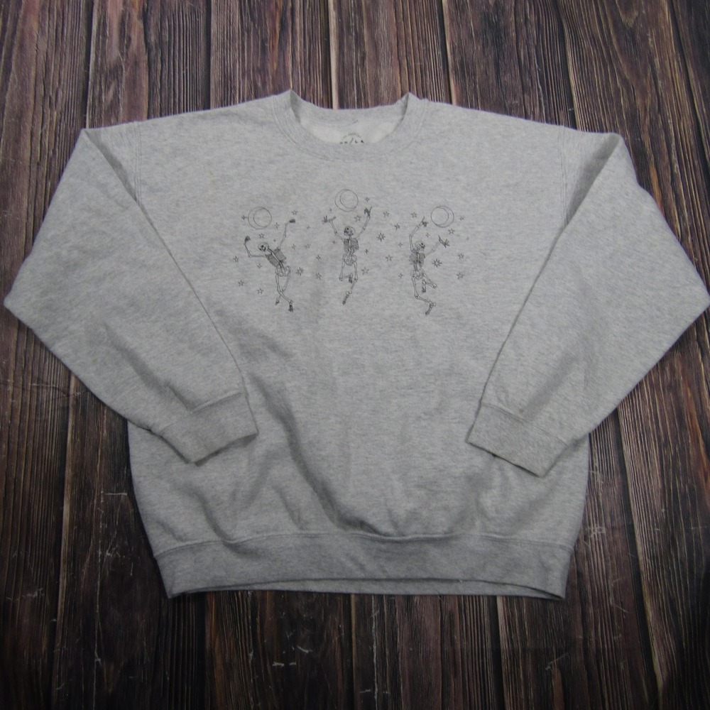 PS/LA Sweatshirt Mens L‎ Gray Pullover Fleece Heavyweight Graphic Tagless